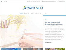 Tablet Screenshot of portcitymarketing.com